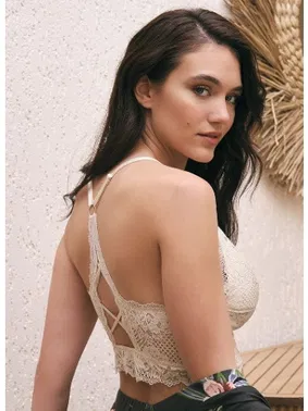 Anıl Sabahlık, Bralet ve Pantolon Takım Anıl 5672 - Alternatif Görünüm